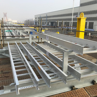 Échelle à câbles en alliage d'aluminium certifiée Hdmann BV, résistante à la corrosion, pour les besoins de support de câbles aériens des terminaux maritimes