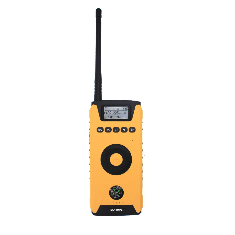 Caricatore senza fili radio Energia Solare walkie talkie Torcia Bussola Luce A Lungo Raggio di Comunicazione di Alimentazione A Due vie radio U-919