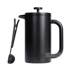 <span class=keywords><strong>Cafetière</strong></span> YITAI <span class=keywords><strong>à</strong></span> double paroi isolée sous vide en acier inoxydable noir mat <span class=keywords><strong>à</strong></span> presse française - Product Image 2