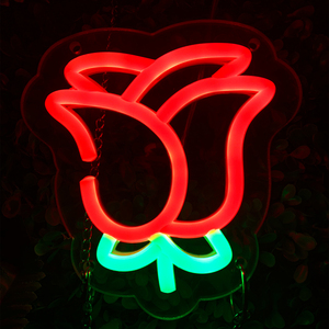 Luces LED de neón y letreros de neón con diseño personalizado gratuito. Letreros de neón LED personalizados disponibles para uso comercial, fiestas de cumpleaños y el hogar. - Product Image 1