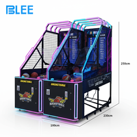 BLEE Machine de jeu de basket-ball pour adultes, à monnayeur, pour salles d'arcade intérieures, en plastique, version anglaise, en promotion