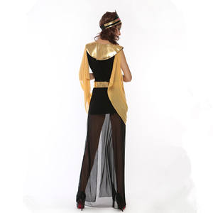 新着ハロウィンカーニバルクレオパトラコスプレ衣装女性大人のセクシーなロングドレスフェスティバル衣装 - Product Image 3