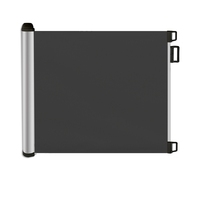 Mise à niveau de la barrière de sécurité rétractable en maille PVC pour les escaliers Clôture de porte extensible adaptée aux animaux domestiques Confortable Sûr Plastique Aluminium