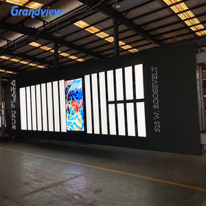Panneau publicitaire GRANDVIEW GV-007, écran vidéo numérique LED extérieur, panneau de station-service éclairé en aluminium, étanche, avec SDK OEM - Product Image 4