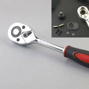 USA Mairun823 46-Piece Car Repair Tool Kit with 1/4-Inch <b>Socket</b> Set <b>Ratchet</b> Torque Wrench-Made in China - Product Image 3