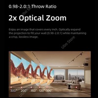 Projecteur laser triple couleur 4K XGIMI X50 Ultra, contraste 9000:1, zoom optique 6000CVIA, Dolby Vision, vidéo 3D pour home cinéma
