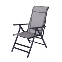 Chaise pliante d'extérieur, chaise de plage, chaise de camping, chaise de patio, chaise de pêche, chaise longue, fauteuil inclinable - Design moderne en aluminium