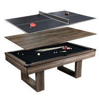 Nouvelle table de billard de style moderne pour intérieur, en MDF, dimensions 213x116x81cm