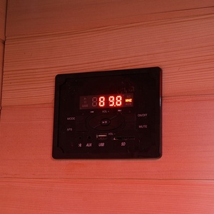 <span class=keywords><strong>Sauna</strong></span> a Cupola Moderna in Cedro Rosso con <span class=keywords><strong>Infrarossi</strong></span> Lontani, <span class=keywords><strong>Sauna</strong></span> <span class=keywords><strong>Finlandese</strong></span> per 4 Persone da Esterno con Kit <span class=keywords><strong>e</strong></span> Pannello di Controllo Computerizzato - Product Image 5