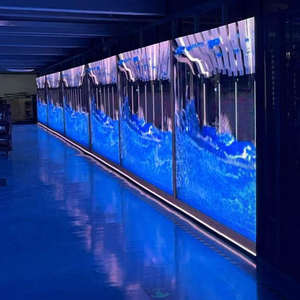 Indoor Transparent Led Display Full Color Digital Led Glass <b>Screen</b> Fixed P3.91/7.81Indoor Led <b>Wall</b> Panel - Product Image 2