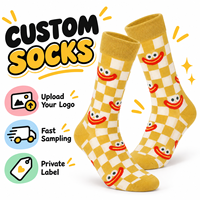 Chaussettes personnalisées en tricot doux, ajoutez votre logo, motif personnalisé, choix de couleurs, chaussettes mi-mollet personnalisées pour les cadeaux et événements d'équipe