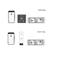 Kit de Interruptor Inteligente con Teclado de Control de Acceso Inalámbrico, Compatible con Contraseña, Tarjeta y Huella Dactilar, Tres Métodos para Abrir la Puerta