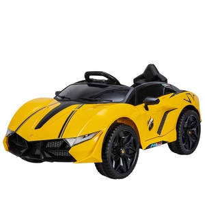 <span class=keywords><strong>Voiture</strong></span> électrique quatre roues pour enfants avec télécommande, <span class=keywords><strong>voiture</strong></span> jouet à conduire, poussette balançoire rechargeable pour garçons et filles - Product Image 1