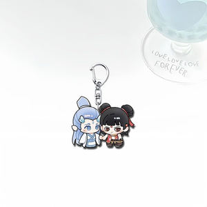 Llavero mágico para niños de Nezha, PVC, acrílico, estilo explosión, película de dibujos animados de Anime, accesorios periféricos, bolsa de regalo, colgante - Product Image 3