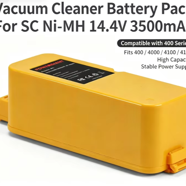 Vacuum Cleaner TL Ni-MH SC 14.4V 3500mAh Battery Pack Model TL-IRT-14.4V03 400 Series 1C/10C Discharge Rate 300 Cycles