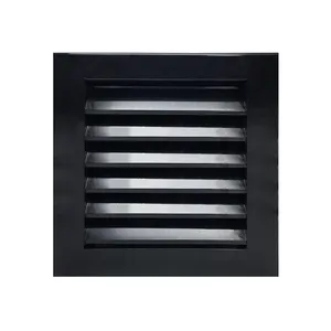 HVAC Grille Aluminum Exterior Vent For Walls & Waterproof Air Vent With Screen Mesh