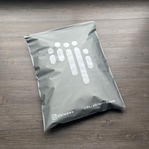 Bolsas de Polietileno con Cierre ZipLock Plateadas Personalizadas con Logotipo Impreso por el Fabricante, Bolsa de Plástico Gris para Ropa con Cierre - Product Image 2