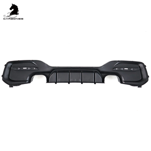 Para <span class=keywords><strong>BMW</strong></span> F20 serie 1 <span class=keywords><strong>LCI</strong></span> <span class=keywords><strong>4</strong></span> puntas de escape brillo negro difusor trasero 2015-2019 - Product Image 5