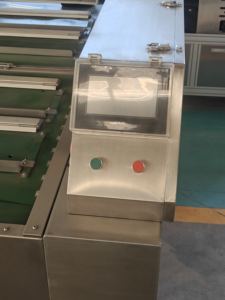 Scelleuse sous vide automatique de type convoyeur électrique pour maïs, fruits, bœuf avec emballage en <span class=keywords><strong>film</strong></span> et papier - Product Image 6