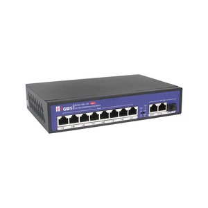 Switch PoE non géré avec 8 ports PoE + 2 ports Uplink RJ45 1 SFP, compatible avec la norme IEEE802.3af/at - Product Image 3