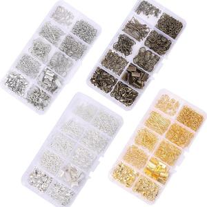 INTODIY Set di Accessori per Gioielli Fai-da-Te, Kit di Strumenti in Lega con Chiusura a Moschettone, Ganci per Orecchini, Catena di Estensione - Product Image 3