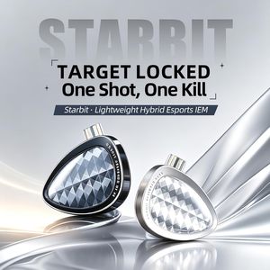 Auriculares KZ Starbit IEM para juegos FPS con micrófono, monitor intrauditivo 1DD+1BA - Product Image 3