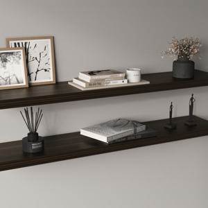 Ecco 47 In Wide <b>Floating</b> <b>Shelves</b> Set Of 2 <b>Wall</b> Decor Storage Book <b>Shelves</b> For Bedroom Bathroom Living Room - Product Image 1
