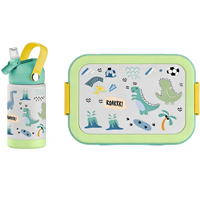 1000ml Hochwertige Neue Design-Kinderbento-Box Leicht zu Öffnen Mikrowellengeeignet Baby-Lunchbox mit Edelstahl-Trennwand