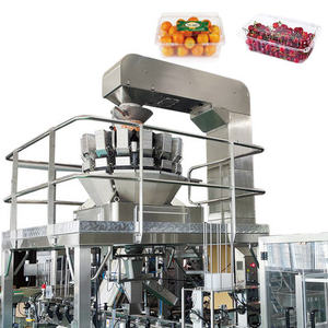 Báscula de combinación automática eléctrica de 14 cabezales, báscula de pesaje automática multicabezal para envasado de alimentos y bebidas, Material de madera PLC - Product Image 5