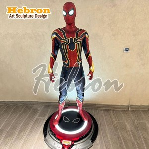 Sculpture en résine FRP <span class=keywords><strong>Marvel</strong></span> <span class=keywords><strong>Avengers</strong></span> <span class=keywords><strong>Spider</strong></span>-<span class=keywords><strong>Man</strong></span> en gros pour la décoration extérieure des centres commerciaux - Product Image 3
