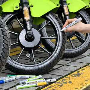 Gxin G-862A Groothandel Sneldrogende Verf Marker Set 8 Normale Kleuren Acryl Draagbare Tip Olie Gebaseerde Verf Pen Voor Writintg - Product Image 4