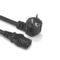 Câble d'extension d'alimentation CA de 1,2 m, prise Schuko UE, IEC C13, charge USB haute vitesse pour projecteur, PC, ordinateur, moniteur, imprimante, mobile