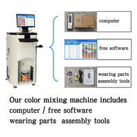 Équipement automatique avec distributeur de peinture informatisé et ensemble de machine de mélange de peinture automatique