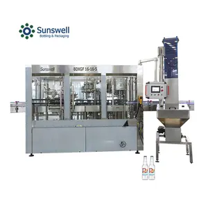 Hot Sale CSD Alcoholic Bottling Carbonated Rinsing Filling Capping Machine and Equipment Glass Bottle Filling Capping Machine