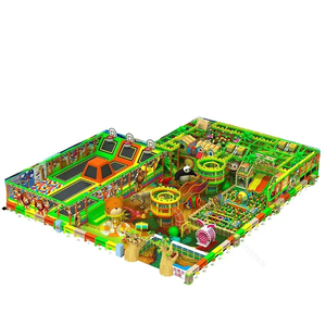 Créez <span class=keywords><strong>une</strong></span> grande aire de jeux intérieure exclusive pour enfants avec trampoline, carrousel animalier et autres installations de divertissement - Product Image 3