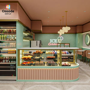 Muebles Personalizados para Cafetería y Tetería con LED Ecológicos |   Vitrinas de Exhibición para Cafeterías |   Tienda de Café y Té Personalizable Todo en Uno - Product Image 1