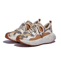 Nouvelles baskets de course à lacets tendance pour l'été, avec empeigne en maille imprimée, semelle intermédiaire en PVC, marque OEM, chaussures décontractées pour jeunes, vente chaude