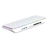 Mini-ordinateur Raspberry Pi 500+ avec clavier mécanique, 16 Go de RAM, SSD NVMe 256 Go, rétroéclairage RVB pour le développement IA et l'éducation