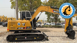 Excavatrice d'occasion en bon état SANY75 SANY35 60 75 pelleteuses de machines de construction d'occasion à vendre - Product Image 3