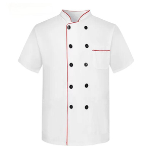 Cocinar Hornear Cocina Ropa DE TRABAJO Cocinar Chef Chaqueta Hombres Uniforme Transpirable Poly Cotton Chef Uniforme - Product Image 3