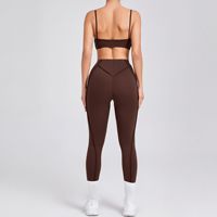 Nouveau Style vêtements de sport femmes vêtements de sport tissu intelligent Design Unique Gym Fitness ensemble femme 2 pièces Yoga ensembles