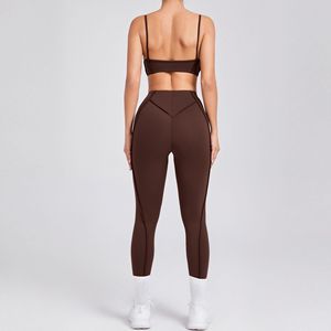 Nuevo estilo, ropa deportiva para mujer, ropa de <span class=keywords><strong>gimnasio</strong></span>, tela inteligente, diseño único, conjunto de Fitness para <span class=keywords><strong>gimnasio</strong></span>, conjuntos de Yoga de 2 piezas para mujer - Product Image 3