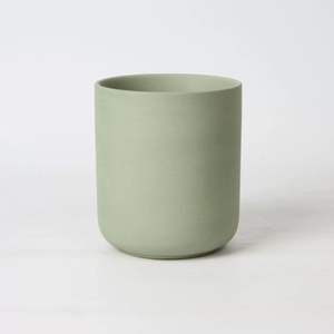 Tarro de cerámica mate para velas con tapa, recipiente nórdico de porcelana para almacenamiento, recipiente para velas para decoración del hogar, fabricación de velas aromáticas - Product Image 4