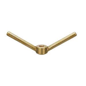 Long Type Brass Toggle Nut Polished Brass Eye Wing Nut Fastener for Boat Building Marine Woodworking Industrial <b>Hardware</b> - Product Image 1