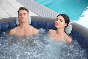 Bestway อ่างน้ำร้อนแบบเป่าลมอัจฉริยะ6001T Lay-Z-Spa ซานโตรินีประหยัดพลังงานพร้อมแอปควบคุม5-7คน - Product Image 5