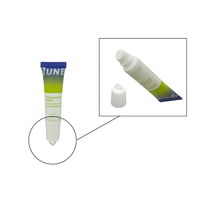 Emballage cosmétique personnalisé en PE recyclable, tube pour gloss et baume à lèvres, 3-20 ml, bouchon à vis, trou pour porte-clés, amovible, soins de la peau