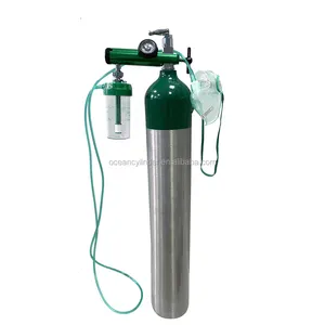 Cylindre en aluminium à gaz rechargeable 1l Cylindre O2