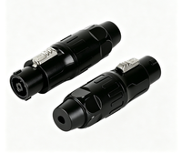 Connecteur Speakon métallique 8 broches NL8FC, prise mâle et prise femelle pour câbles de haut-parleurs professionnels Neutrik Speakon
