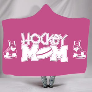 Factory Hockey Custom Pattern logo Winter Indoor <strong>Warm</strong> Adults Wearable Kids Digital Printing Double Thick Hooded <strong>Blanket</strong> - Product Image 3