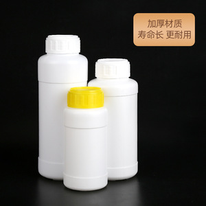Botellas Químicas de Plástico Blanco con Tapa de Rosca, 100, 200, 250, 500, 1000 ml, para Almacenamiento de Reactivos y Muestras, Uso en Laboratorio - Product Image 5